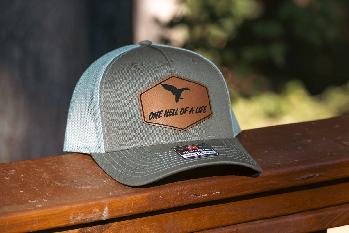 One Hell Of A Life Richardson 112 Duck Trucker Hat
