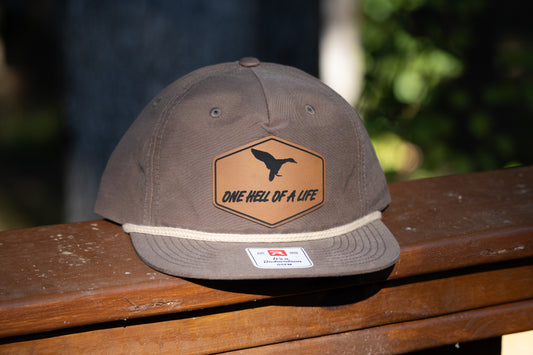 One Hell Of A Life Duck Rope Hat In Mocha